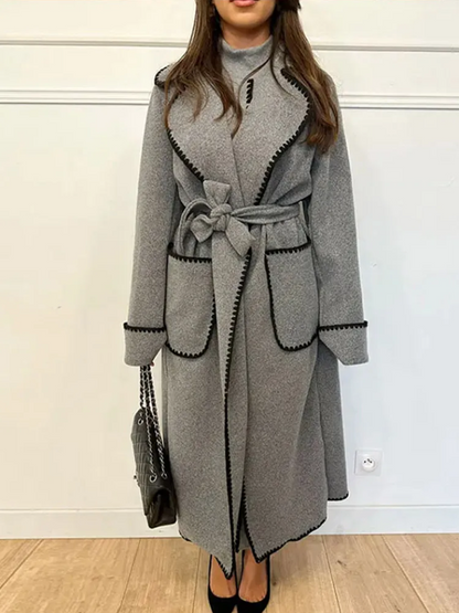 Mariana - casual long patchwork coat