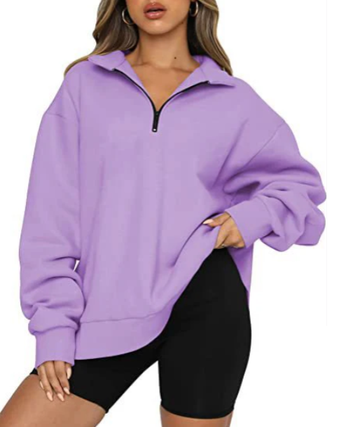 Charlotte – sweatshirt with collar for ladies