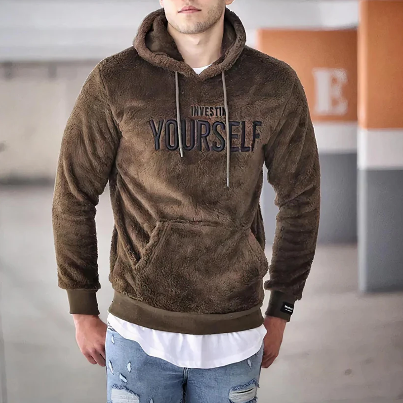 Oliver - plush hoodie for men