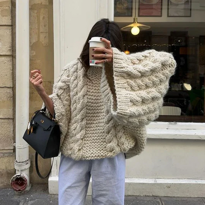 Everlee l cozy oversized knitted cardigan