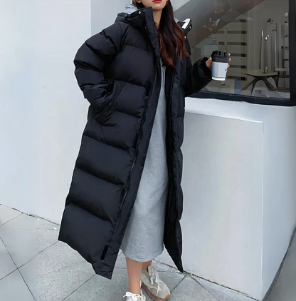 Isabel - long down coat for winter