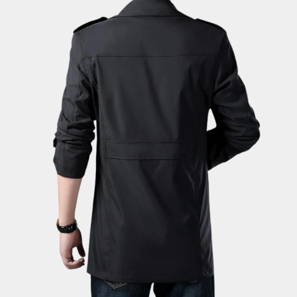 Gregorio - elegant classic trench coat for the modern man