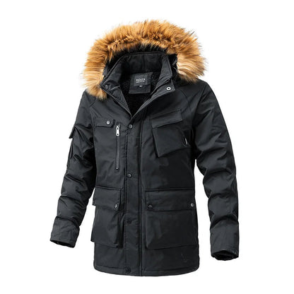 Cold guard – fashionable thick winter coat for men