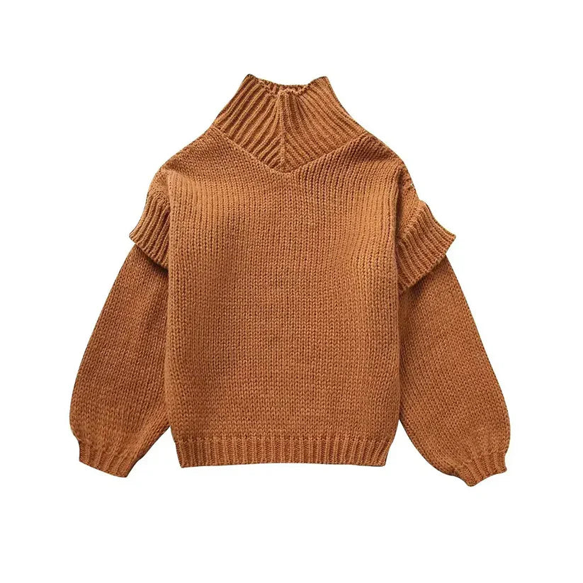 Daphne - oversize turtleneck knit sweater