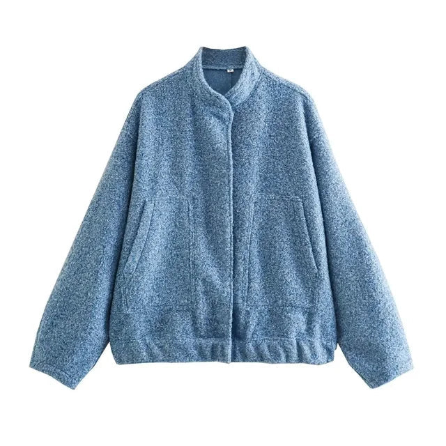 Cozzina - oversized chunky knitted jacket