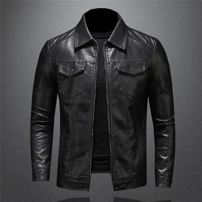 Pankraz – classic leather jacket