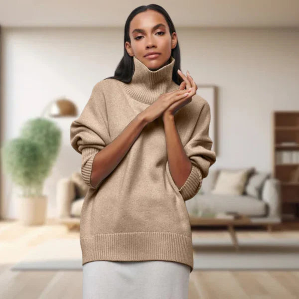 Classic turtleneck sweater for women - anne