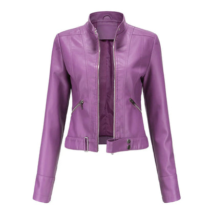 Oxana – stylish leather jacket