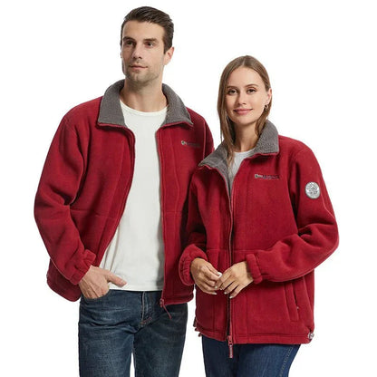 Windproof & comfortable men's fleece jacket