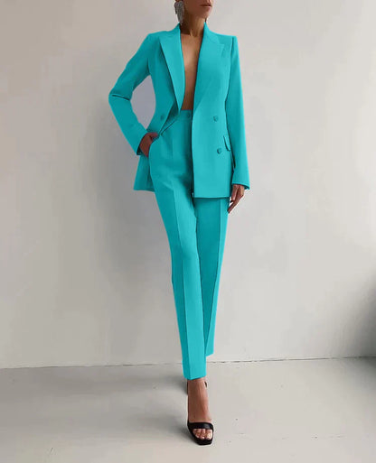 JUNA - stylish set consisting of an elegant blazer and elegant trousers