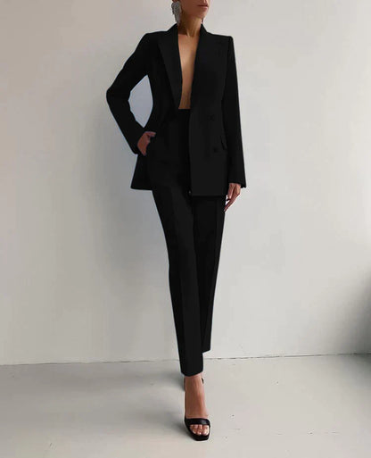 JUNA - stylish set consisting of an elegant blazer and elegant trousers