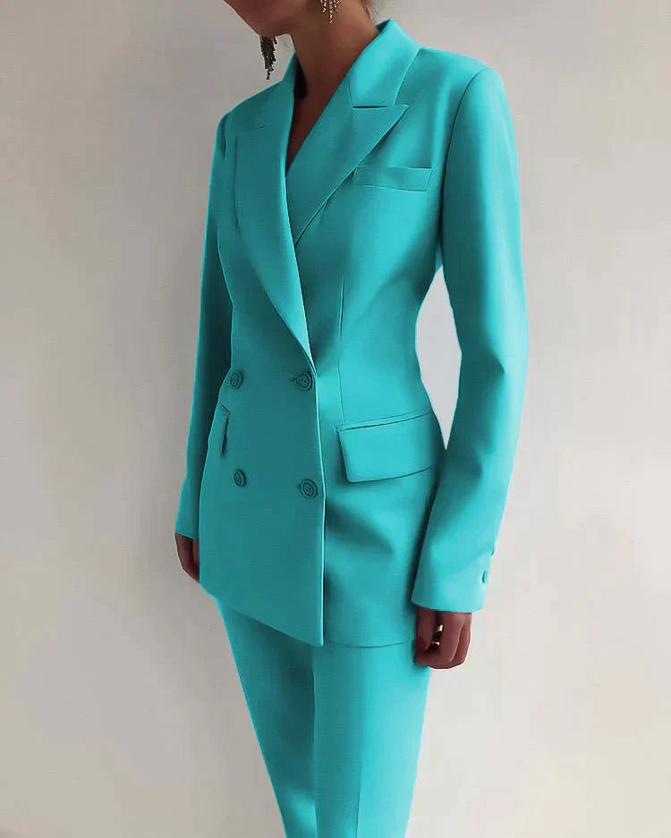 JUNA - stylish set consisting of an elegant blazer and elegant trousers