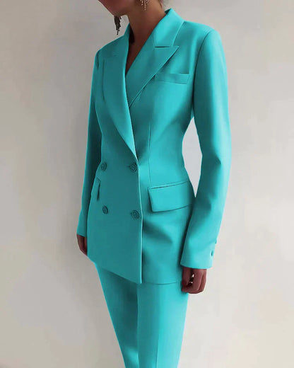 JUNA - stylish set consisting of an elegant blazer and elegant trousers