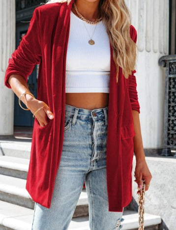 Velvet blazer