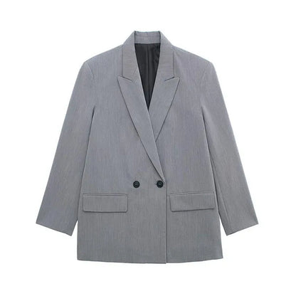 Amiah - elegant blazer with long sleeves and a structured design