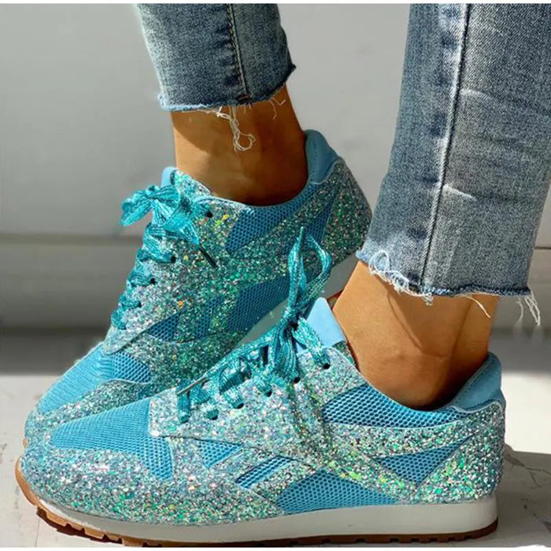 Kiari – sports shoes with sequins for women