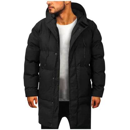 Gray long men's parka - arne