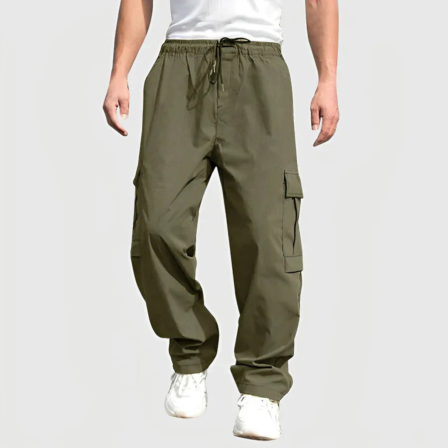 Harris - loose cargo pants with drawstring