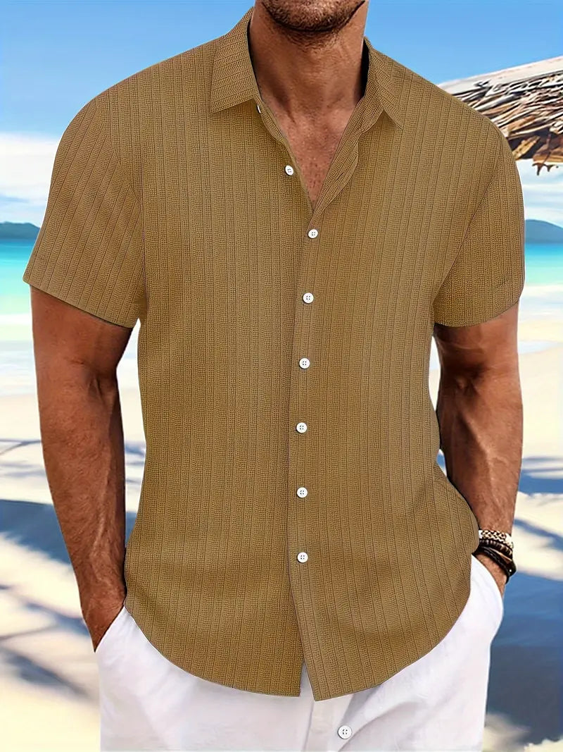 Benjamin – casual shirt with a loose striped pattern