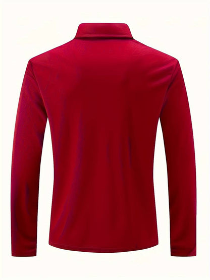 Joshua – comfortable stretch long sleeve golf shirt