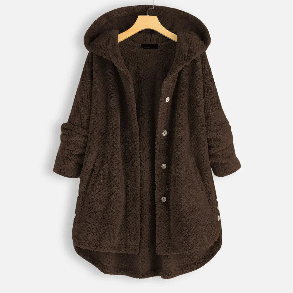 Oversized hooded jacket for women - arabella