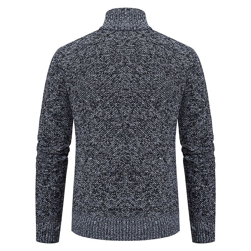 RALPH POLO - Stylish zipper knit sweater for men (Italian design)