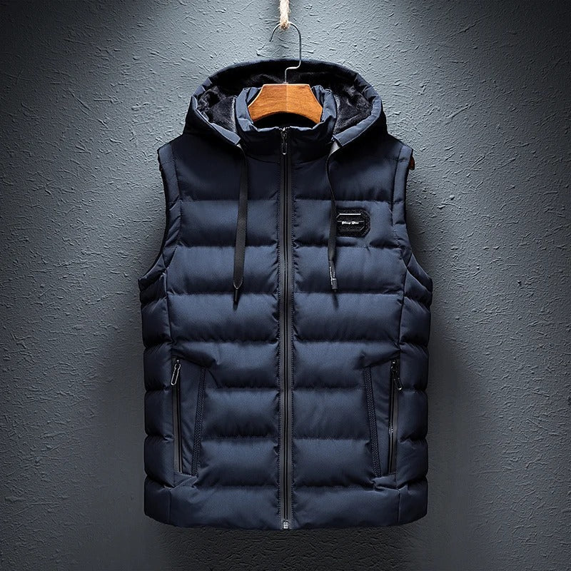 Lincoln - hooded vest for outdoor use