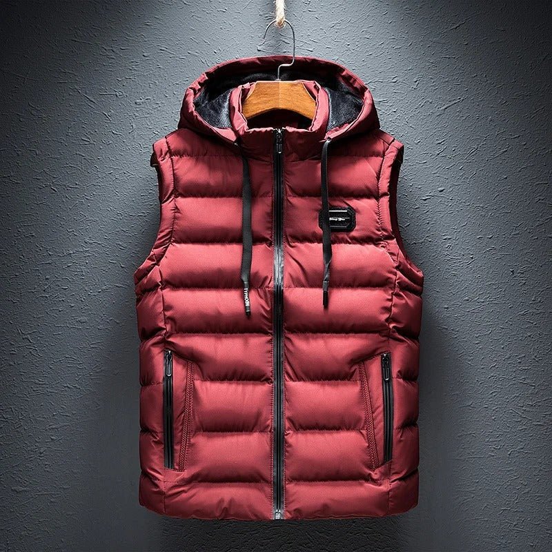 Lincoln - hooded vest for outdoor use