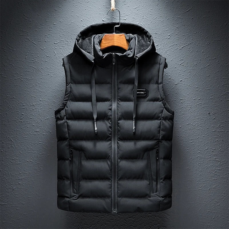 Lincoln - hooded vest for outdoor use