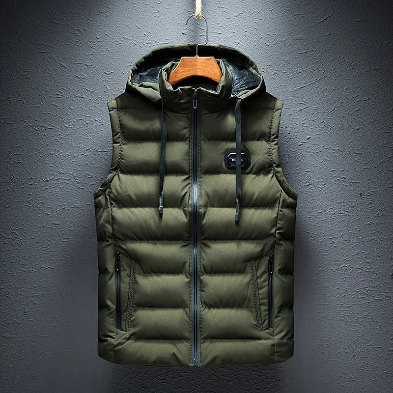 Lincoln - hooded vest for outdoor use