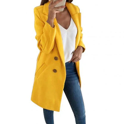 Aurora | elegant long blazer coat