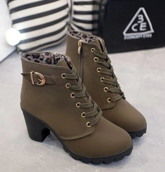 Ava - lace-up ankle boots to spice up your fall outfit