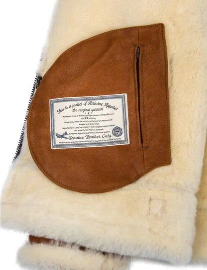 Meti - sheepskin jacket with fur hood