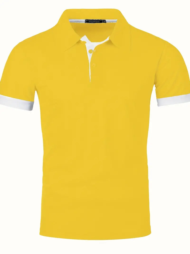 William – casual color block shirt for men