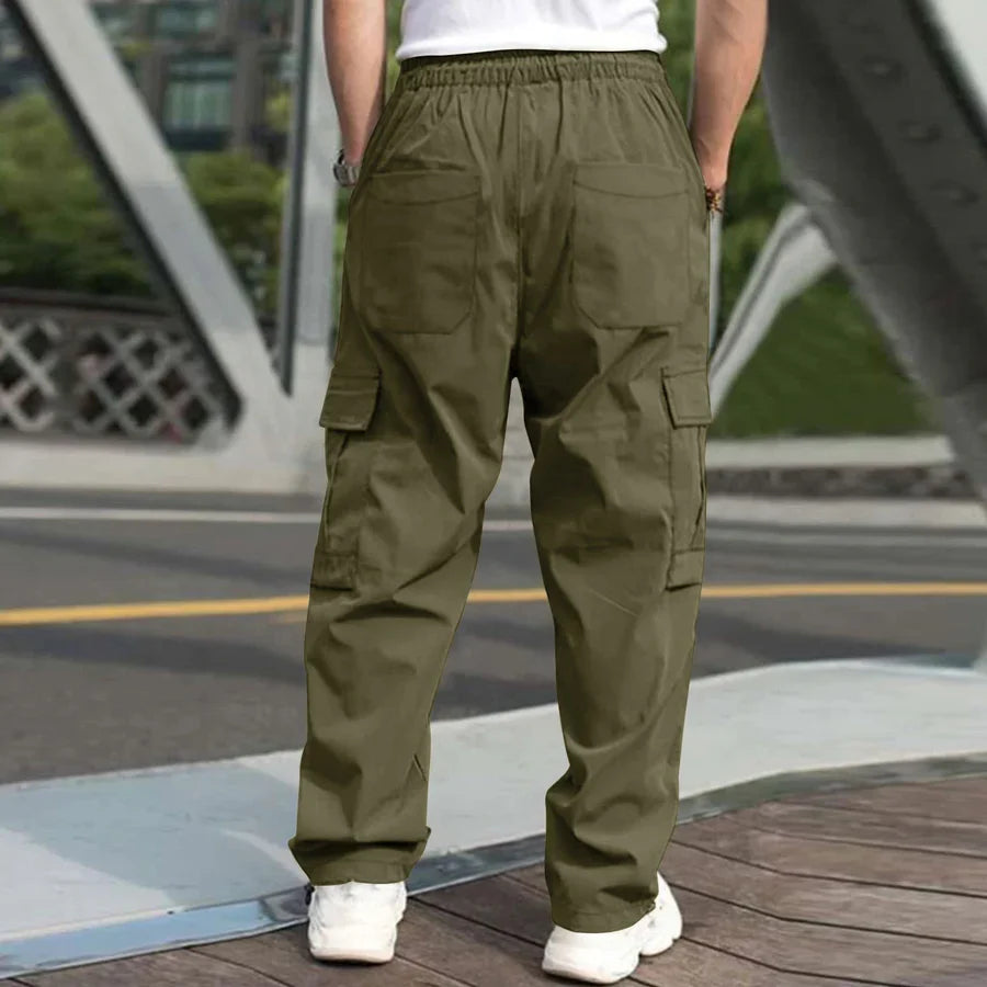 Harris - loose cargo pants with drawstring