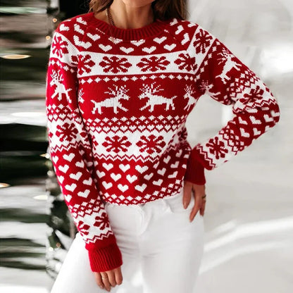 Teni - warm Christmas sweater for women