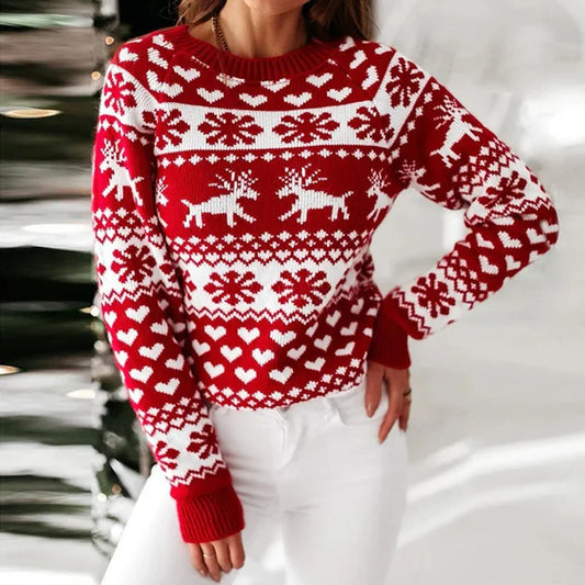 Teni - warm Christmas sweater for women