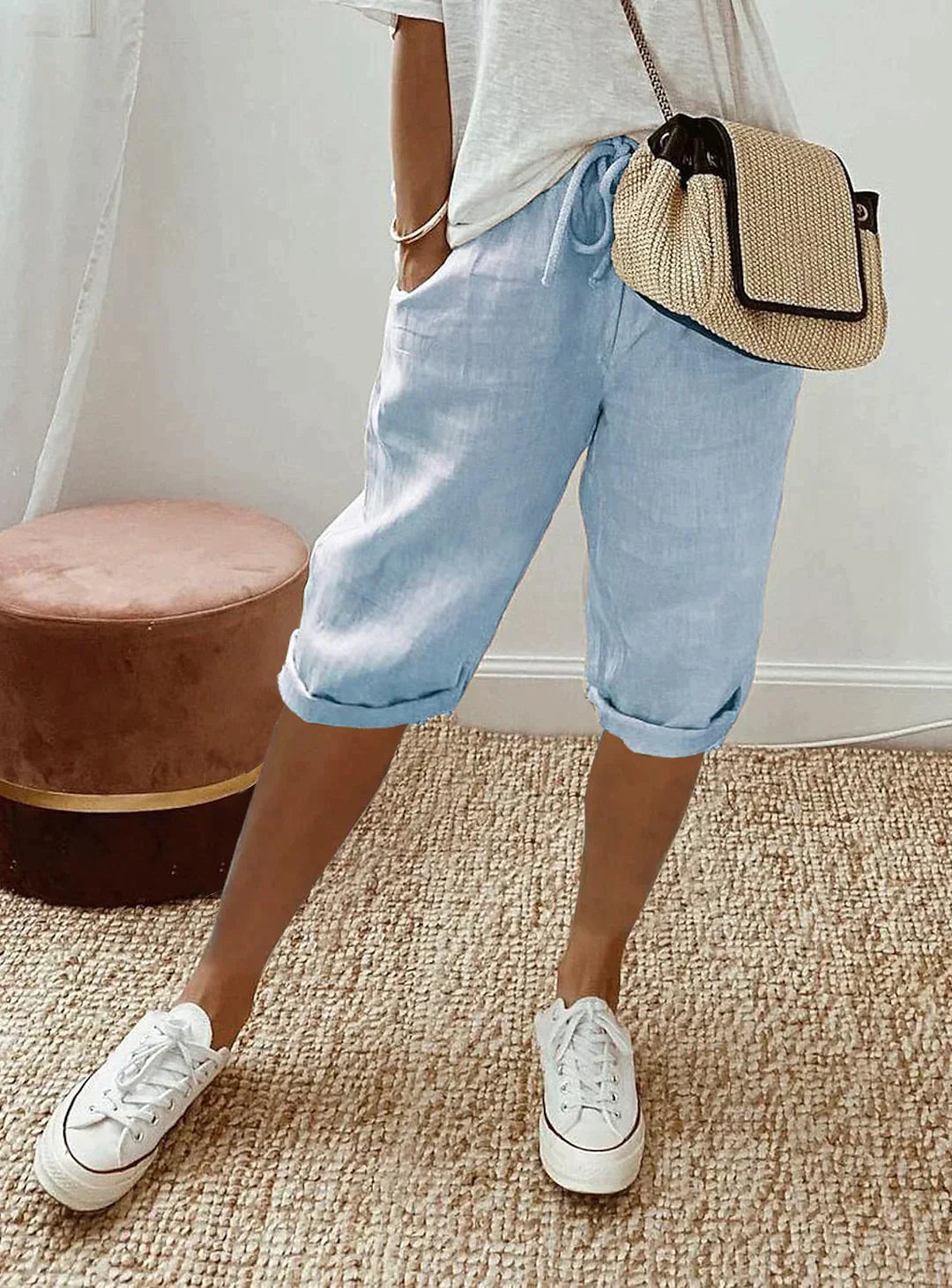 Casual and stylish linen trousers