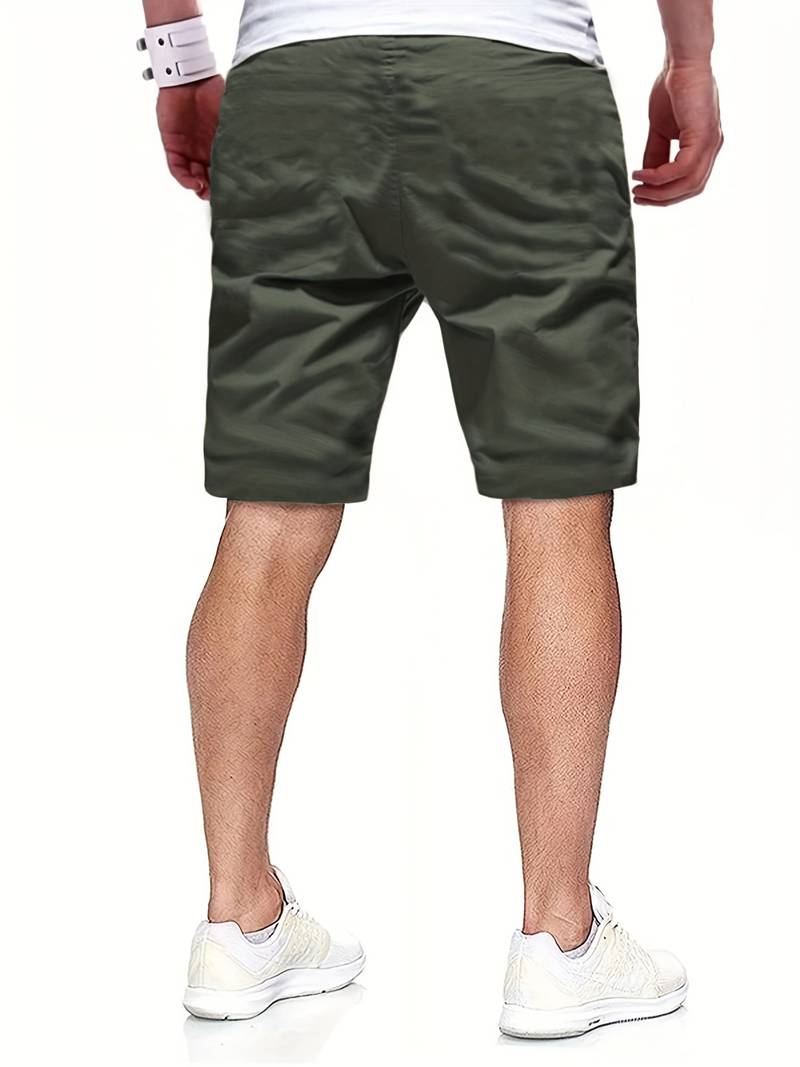 Michael cut-off drawstring shorts for men