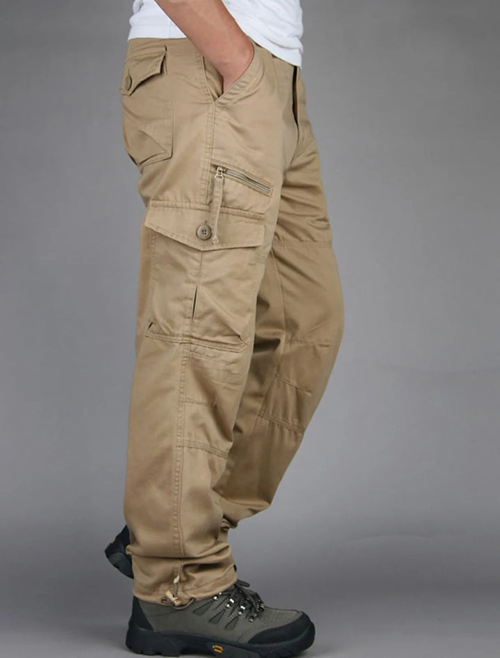 Siam | unusual straight cargo pants for men