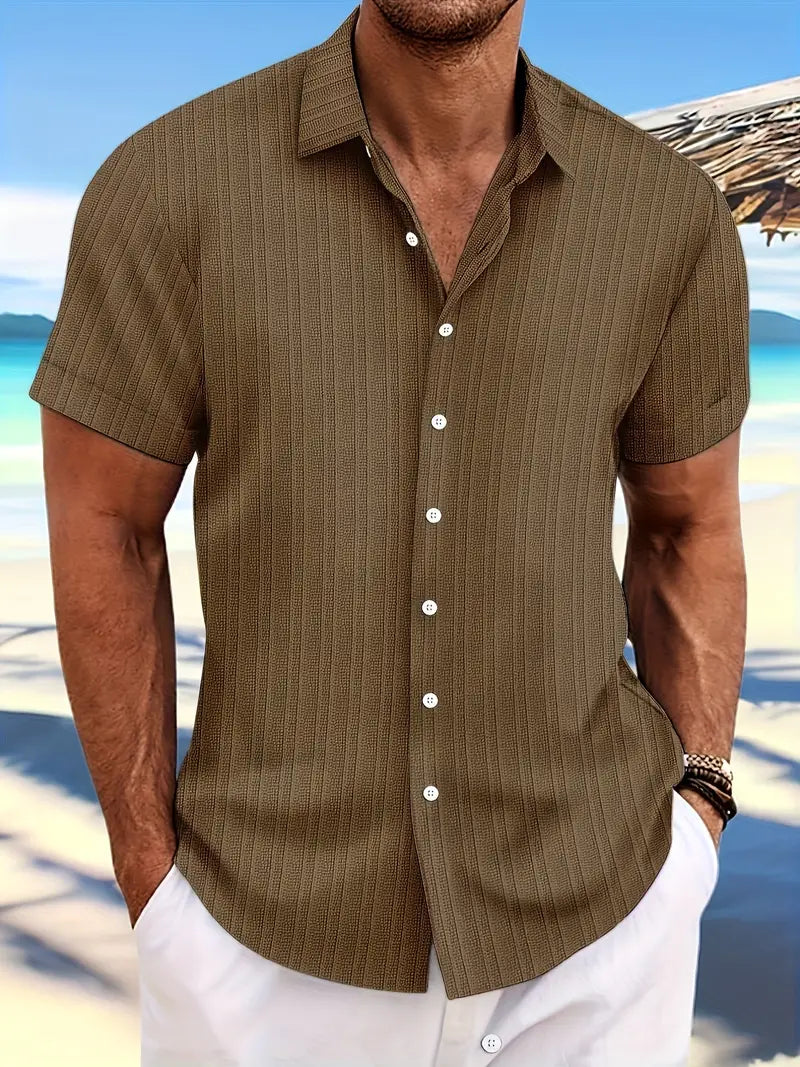 Benjamin – casual shirt with a loose striped pattern