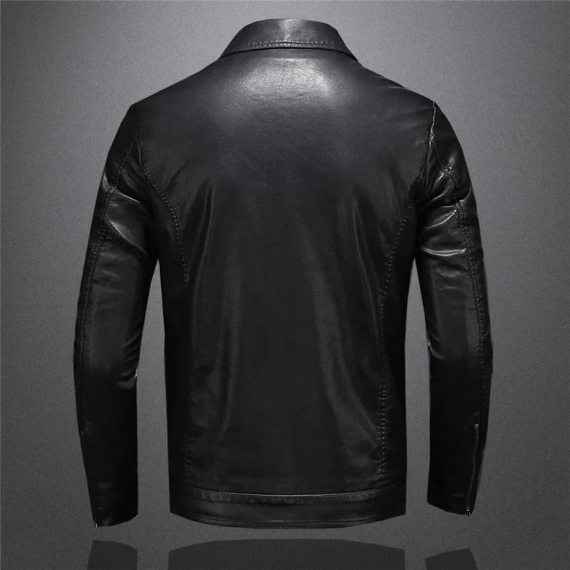 Pankraz – classic leather jacket