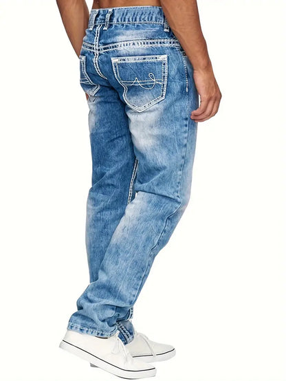 Ethan - casual slim fit stretched jeans for men