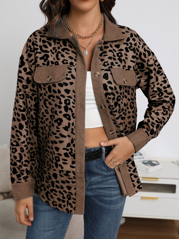 Krystal - leopard jacket for women