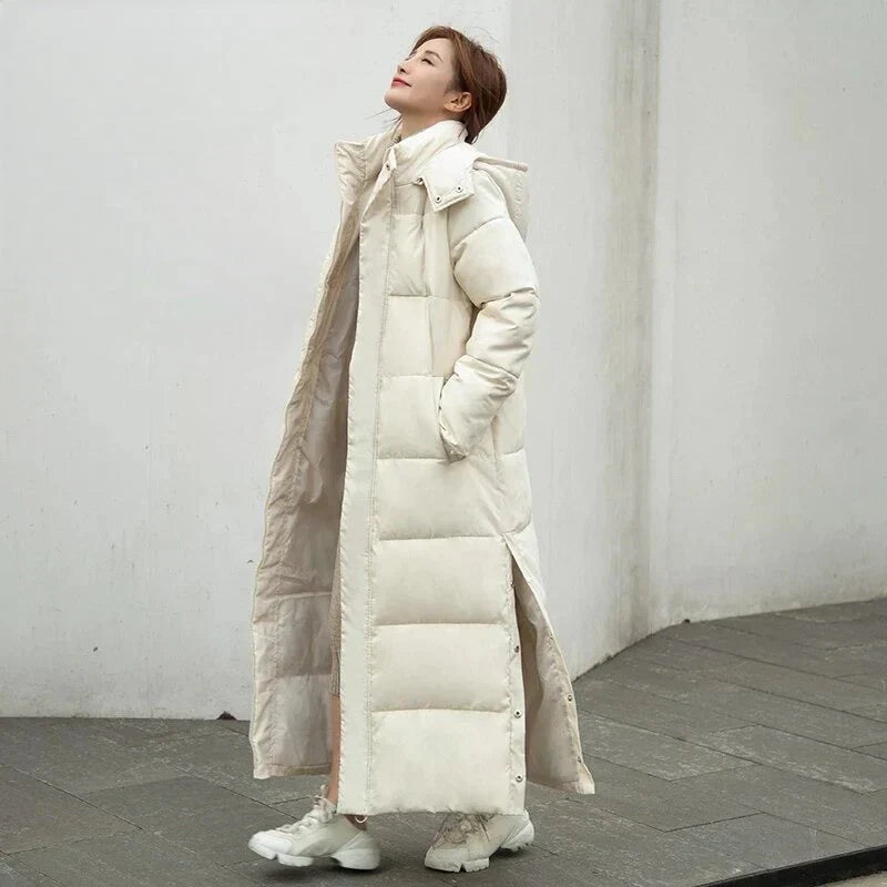 Elegant windproof winter coat for women – Gwen