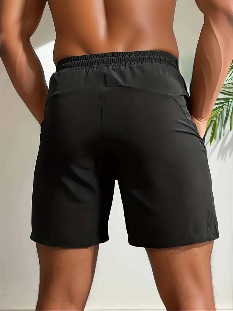 Andrew – sports shorts with drawstring and zip pockets