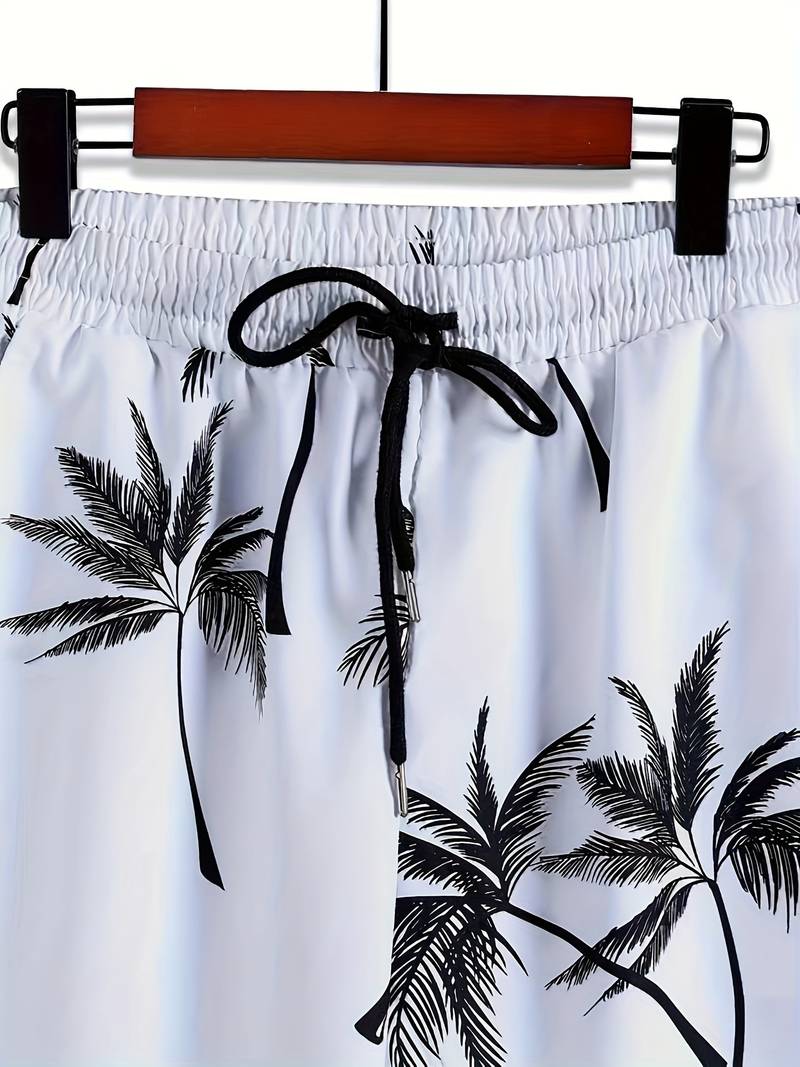 Mason - coconut tree print 2-piece summer set