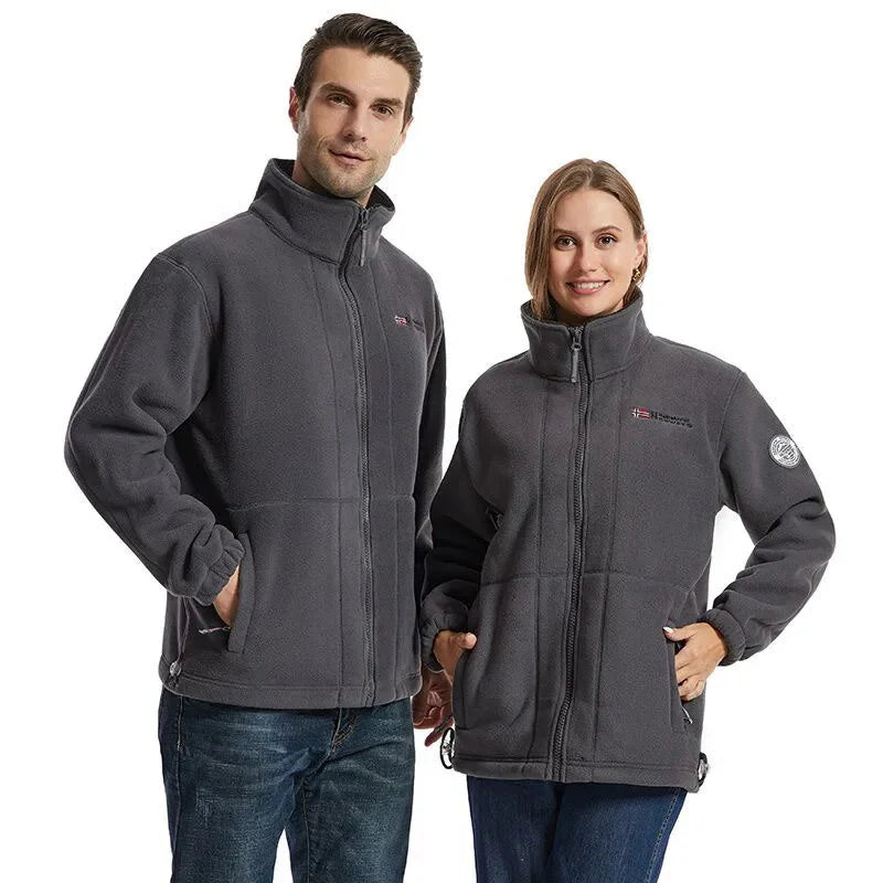 Windproof & comfortable men's fleece jacket