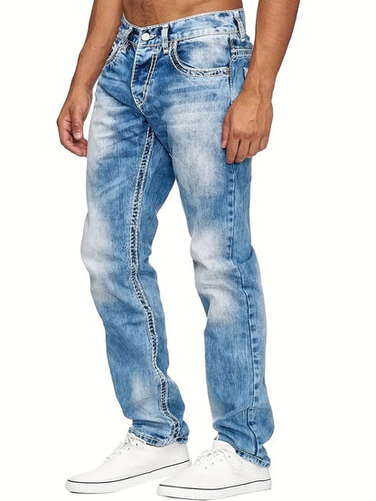 Ethan - casual slim fit stretched jeans for men