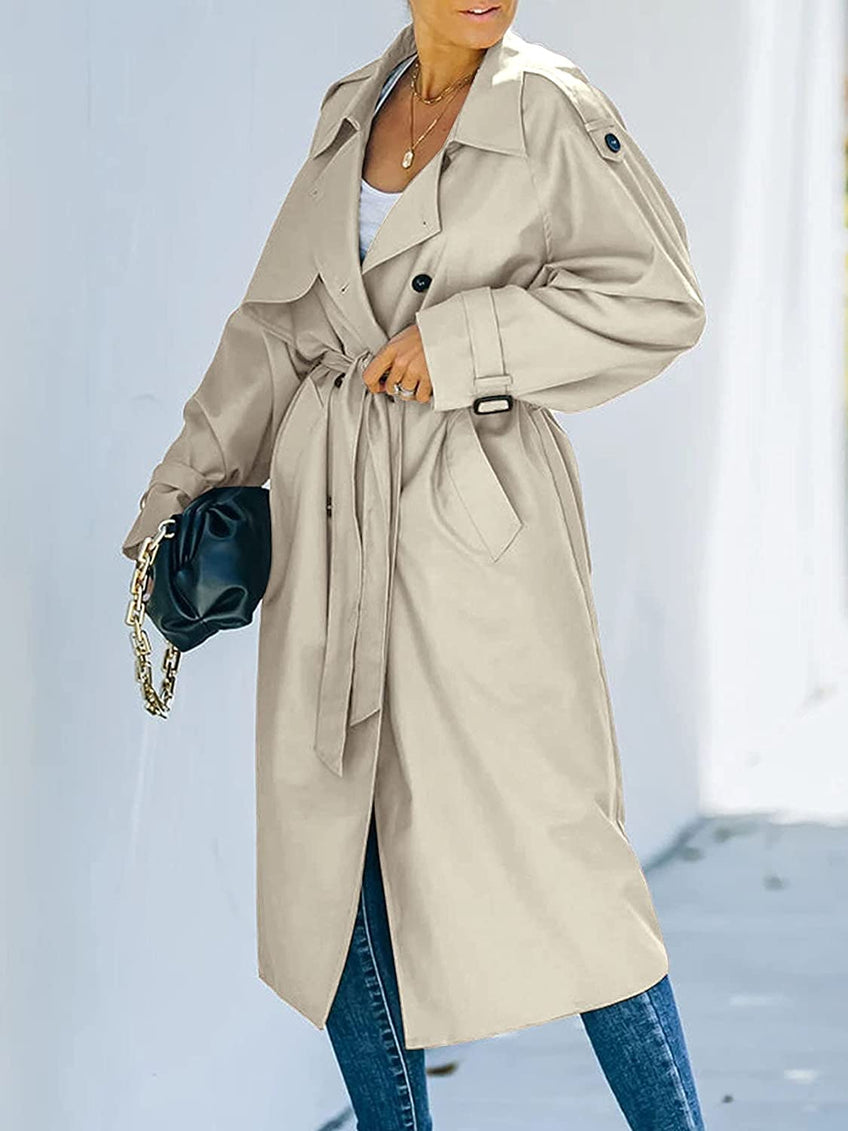 Sol – stylish long trench coat for women | winter